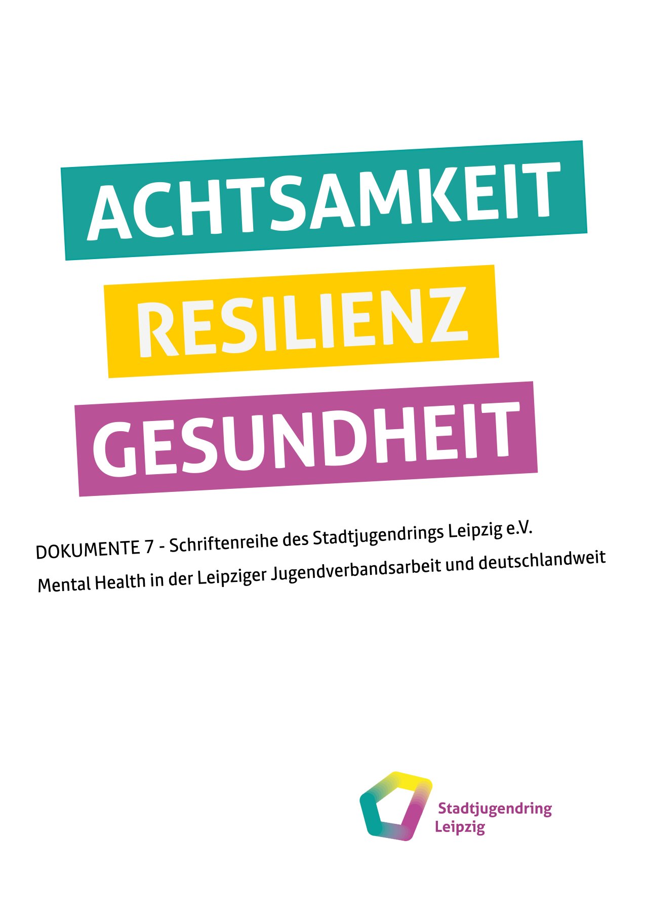 Deckblatt der siebten Ausgabe der Schriftenreihe DOKUMENTE.